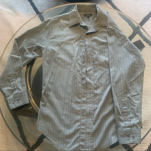 Grey Button-Down - Picture 2 of 2